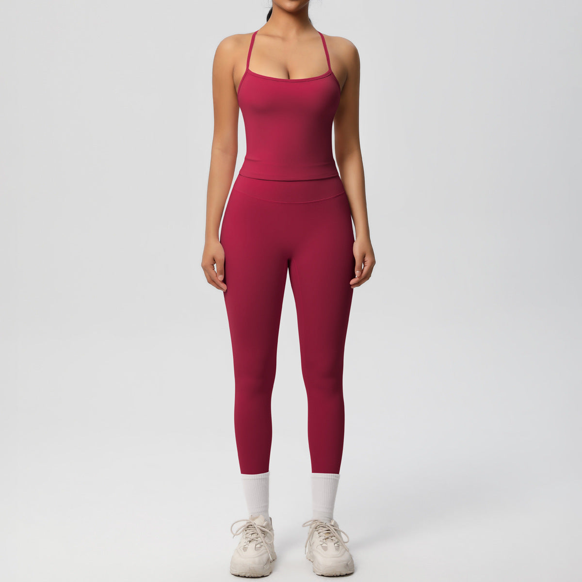 Back Tight Exercise Yoga  Suit