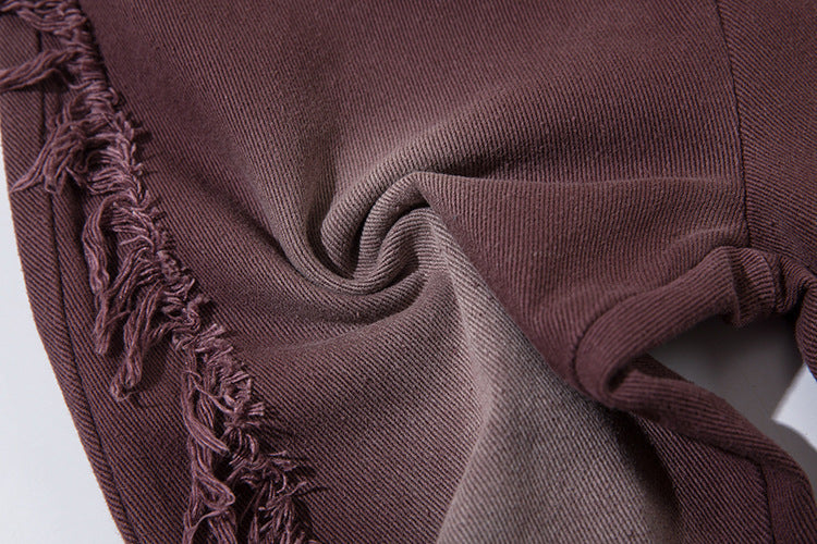 Women's Retro Butterfly Embroidered Jeans