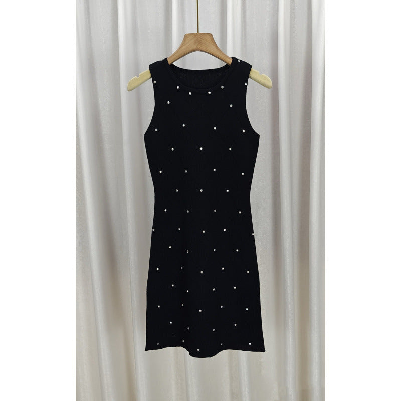 Skirt Beaded Slimming Dress