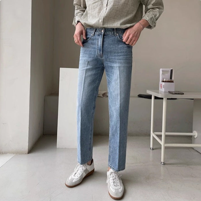 Advanced Cropped Denim Pants
