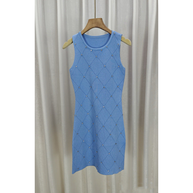 Skirt Beaded Slimming Dress