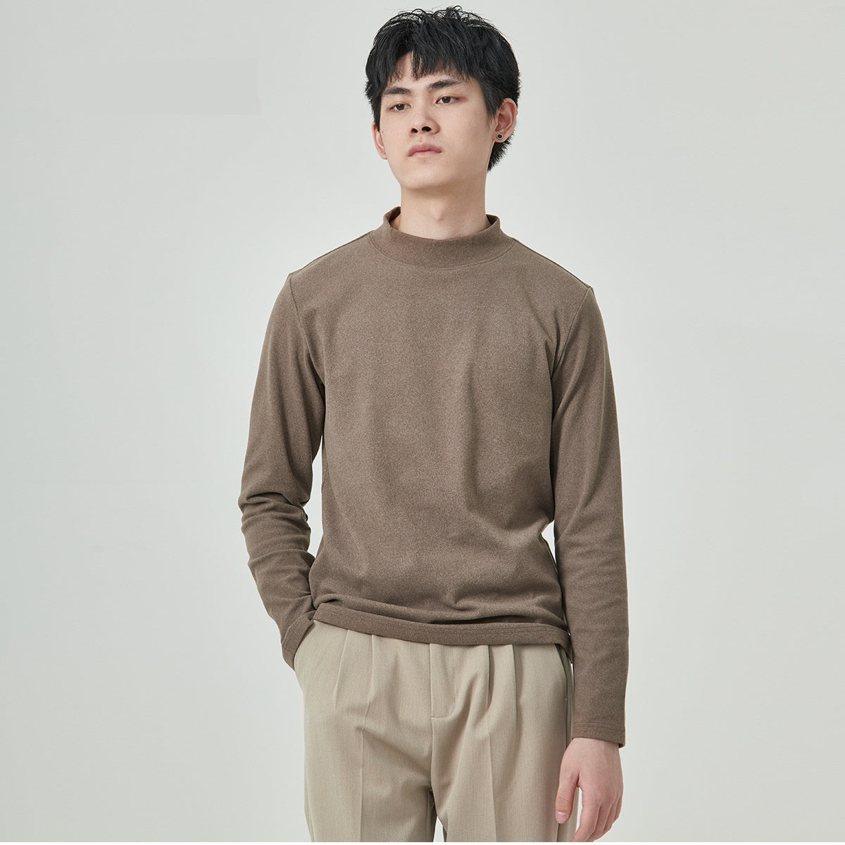 Dralon Half-high Collar shirt